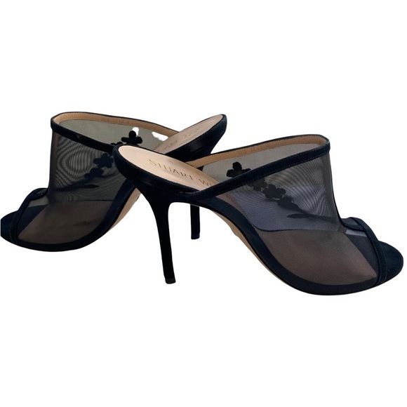 Stuart Weitzman Vianca Floral Mesh Mule NIB and Dust Bag - Picture 7 of 13